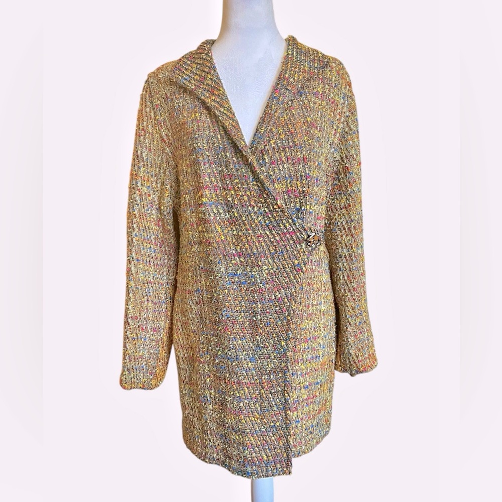 Arlene Wohl Hand Woven Cardigan